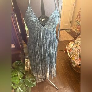 Anama Blue Backless Dress